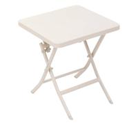 Table d'appoint de jardin carré GREENSBORO Argile 40 x cm - Acier, Traitement anti-rouille renforcé Hespéride