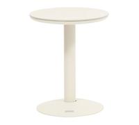Table d'appoint de jardin ronde SOLETIA Argile 40 x 50 cm - Acier Hespéride