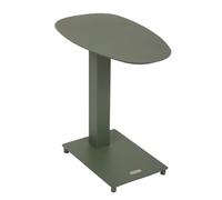 Hespéride – Table d'appoint de jardin Venuzia ovale 50x30 cm aluminium traité époxy Vert laurier