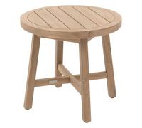 Hespéride - Table d'Appoint Ronde Papouasie - D 55 x H 55 cm, Bois d'Acacia - pour Jardin, Terrasse, Balcon