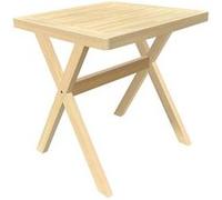 Table de jardin carrée XENIA Eucalyptus 2 places - certifié FSC® Hespéride