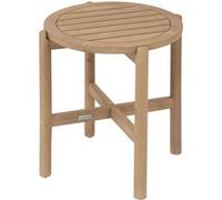 Table de jardin d'appoint ronde en bois DEONA - Marron