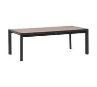 Hespéride - Table de Jardin Extensible Evasion Miel - 10 Places - Aluminium Traité Epoxy Antirouille - Meuble d'Extérieur à Rallonge Automatique