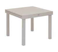 Table de jardin extensible PIAZZA Argile 8 places - Aluminium traité époxy Hespéride