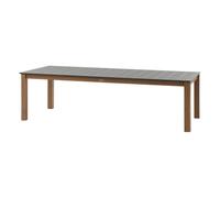 Hespéride Table de jardin extensible rectangulaire MICEIRA 14 places Aluminium époxy Graphite/Honey