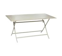 Table de jardin pliante rectangulaire AZUA Argile 6 places - Aluminium traité époxy Hespéride