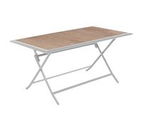Hespéride Table de Jardin Pliante rectangulaire Azua Houblon & Blanc