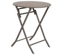 Table de jardin pliante ronde GREENSBORO Tonka 2 places - Acier traité époxy, Traitement antirouille renforcé Hespéride