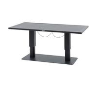 Hespéride - Table de Jardin Relevable Salimia 150 x 80 cm, Hauteur Ajustable, 6 à 8 Personnes, Aluminium Anti Corrosion - pour Terrasse, Extérieur