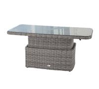 Hespéride Table relevable rectangulaire Moorea Terre Ombre