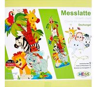 Hess 20023 - Toise en bois pour enfants - Série Jungle - Fait à la main - Pliable - Convient pour une taille d'environ 80 à 150 cm