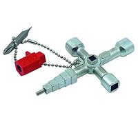 Industrial Quality Supplies Schaltschrankschlüssel 820 M03 13 fonctions avec adaptateur de clé Quantité:1