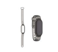Hesupy Bracelet de rechange en TPU pour enregistreur vocal Plaud NotePin - Bracelet réglable, confortable et léger, taille unique, gris translucide