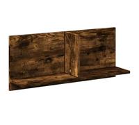 HETFTJN Armoire Murale 70x16,5x30 cm Chêne Fumé en Bois d'Ingénierie, Meuble de Rangement Suspendu et Vitrine Murale Flottante pour Salon, Entrée ou Bureau, Design Moderne et Gain de Place