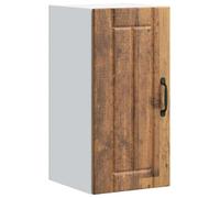 HETFTJN Armoire Murale de Cuisine Lucca, Meuble Haut Suspendu pour Rangement, Placard de Cuisine avec Porte vitrée, 30 x 31 x 60 cm, Bois d'ingénierie, Couleur Vieux Bois