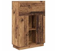 HETFTJN Bureau Informatique avec Rangement 71,5 x 31,5 x 106,5 cm Secrétaire en Bois d'Ingénierie Table de Travail pour Ordinateur Portable Bureau à Domicile Couleur Bois Ancien