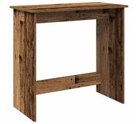 HETFTJN Bureau Style Vieux Bois 80x40x75 cm, Table de Travail et d'Étude en Bois d'Ingénierie, Petit Bureau Informatique Compact et Rustique pour Chambre, Salon ou Studio