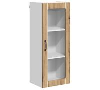 HETFTJN Panneau de Lave-Vaisselle Lucca en Bois d'Ingénierie Chêne Artisanal, Habillage de Cuisine Moderne au Design Minimaliste, Façade Rectangulaire Robuste et Durable, 40 x 31 x 100 cm