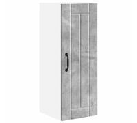 HETFTJN Panneau de Lave-Vaisselle Lucca en Bois d'Ingénierie, Meuble de Cuisine Design Gris Béton 30 x 31 x 80 cm, Façade de Finition Contemporaine pour Aménagement Intérieur