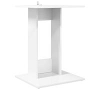 HETFTJN Table d'appoint en Bois d'Ingénierie Blanc, Bout de Canapé Rectangulaire Moderne pour Salon et Chambre, Petite Table Basse Auxiliaire et Stable, 45 x 40 x 62,5 cm