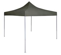 HETFTJN Tente de Réception Pliable 2x2 m Barnum Pliant Tonnelle de Jardin en Acier Enduit de Poudre avec Toit Anthracite et Accessoires pour Fêtes Événements Marchés et Camping