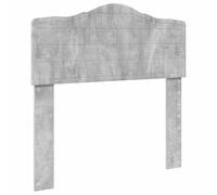 HETFTJN Tête de lit 90 cm en Bois d'ingénierie, Design Minimaliste Gris béton, Panneau Mural pour Chambre, Dimensions 93 x 3 x 90 cm, Installation Simple et Rapide
