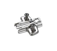 Embases cruciformes avec vis prémontées - Sensys et Intermat - D 5 mm - 10 pièces HETTICH