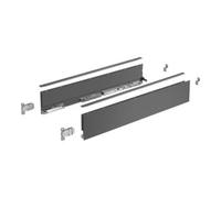 Hettich AvanTech YOU Kit de profil de côté de tiroir, hauteur 101 mm x NL 400 mm, anthracite, à gauche et à droite Quantité:1