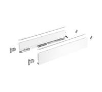 Hettich AvanTech YOU Kit de profil de côté de tiroir, hauteur 101 mm x NL 400 mm, blanc, à gauche et à droite Quantité:1