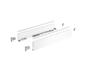Hettich AvanTech YOU Kit de profil de côté de tiroir, hauteur 101 mm x NL 400 mm, blanc, à gauche et à droite Quantité:1