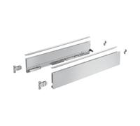 Hettich AvanTech YOU Kit de profil de côté de tiroir, hauteur 101 mm x NL 450 mm, argent, à gauche et à droite Quantité:1