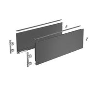Hettich AvanTech YOU Kit de profil de côté de tiroir, hauteur 187 mm x NL 650 mm, anthracite, à gauche et à droite Quantité:1