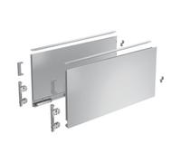 Hettich AvanTech YOU Kit de profil de côté de tiroir, hauteur 251 mm x NL 550 mm, argent, à gauche et à droite Quantité:1