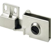 Hettich charnière de porte en verre fonte de zinc, nickelé/mat, 1 pièce