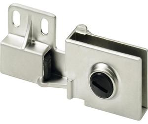 Hettich charnière de porte en verre fonte de zinc, nickelé/mat, 1 pièce