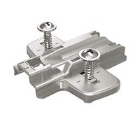 Embases cruciformes avec vis et manchons 0mm x10 HETTICH