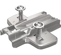 Hettich - Charnieres & Compas - Embase Cruciforme à Visser - Couleur : Nickelé