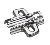Hettich - Charnieres & Compas - Embase Cruciforme à Visser - Couleur : Nickelé