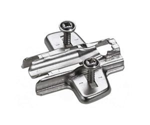 Hettich - Charnieres & Compas - Embase Cruciforme à Visser - Couleur : Nickelé