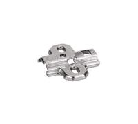 Hettich - Charnieres & Compas - Embase Cruciforme à Visser - Dimension : D=0 mm - Couleur : Nickelé