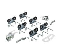 Hettich Ferrure de porte coulissante Hettich Top Line 1 jeu complet 3 portes 75kg DIN L/R Quantité:1