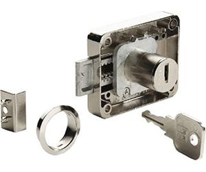 Hettich Furntech Gmbh Et-Co-Kg - Serrure Cylindre 18Mm Meuble Axe 15-40Mm Acier Nickele
