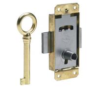 Hettich Furntech Gmbh Et-Co-Kg - Serrure Meuble A Plaquer A Visser Axe 15Mm Acier Laiton