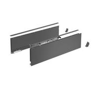 Profilé latéral de tiroir AvanTech YOU, hauteur 139 mm x NL 550 mm, Anthracite, gauche et droite - HETTICH - 9353436