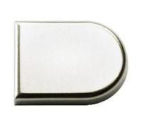 Hettich Hettich Capuchon décoratif pour porte en verre Type B 70713 nickelé Quantité:1