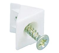 Hettich Hettich Connecteur de paroi arrière RV8, 79438 plastique blanc, non traité Quantité:1
