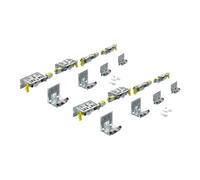 Hettich Hettich Ensemble coulissant pliant max. 60 kg TopLine XL, 9278780 galvanisé Quantité:1