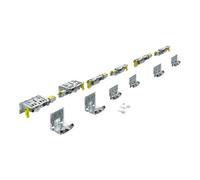 Hettich Hettich Ensemble de coulisses pliantes max. 80kg TopLine XL, 9275785 zingué Quantité:1