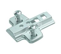 Hettich Hettich MB-platine adaptatrice pour adaptateur parallèle 9106987, D 3mm zinc sous pression, nickelé Quantité:1