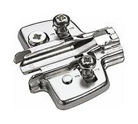 Hettich Hettich Plaque de montage croisée pour meuble 9075061 nickelée Quantité:1